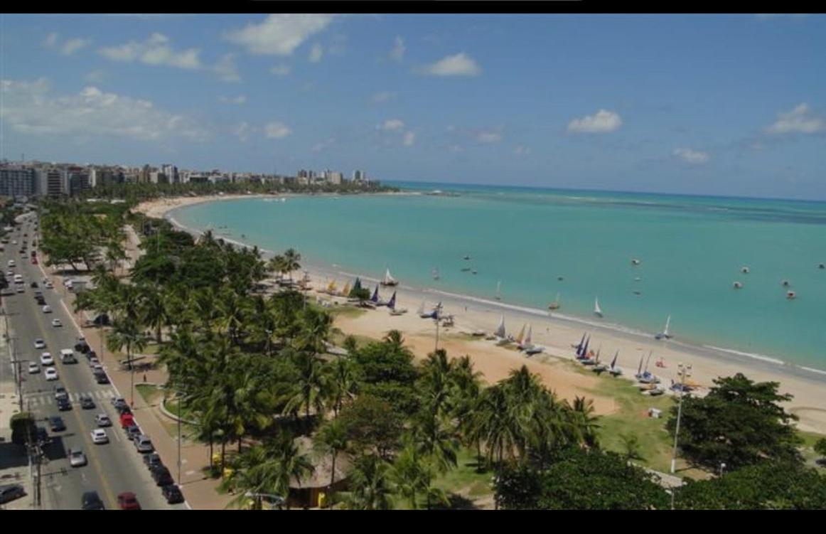 lindo apartamento de frente para o mar Maceió Exterior foto
