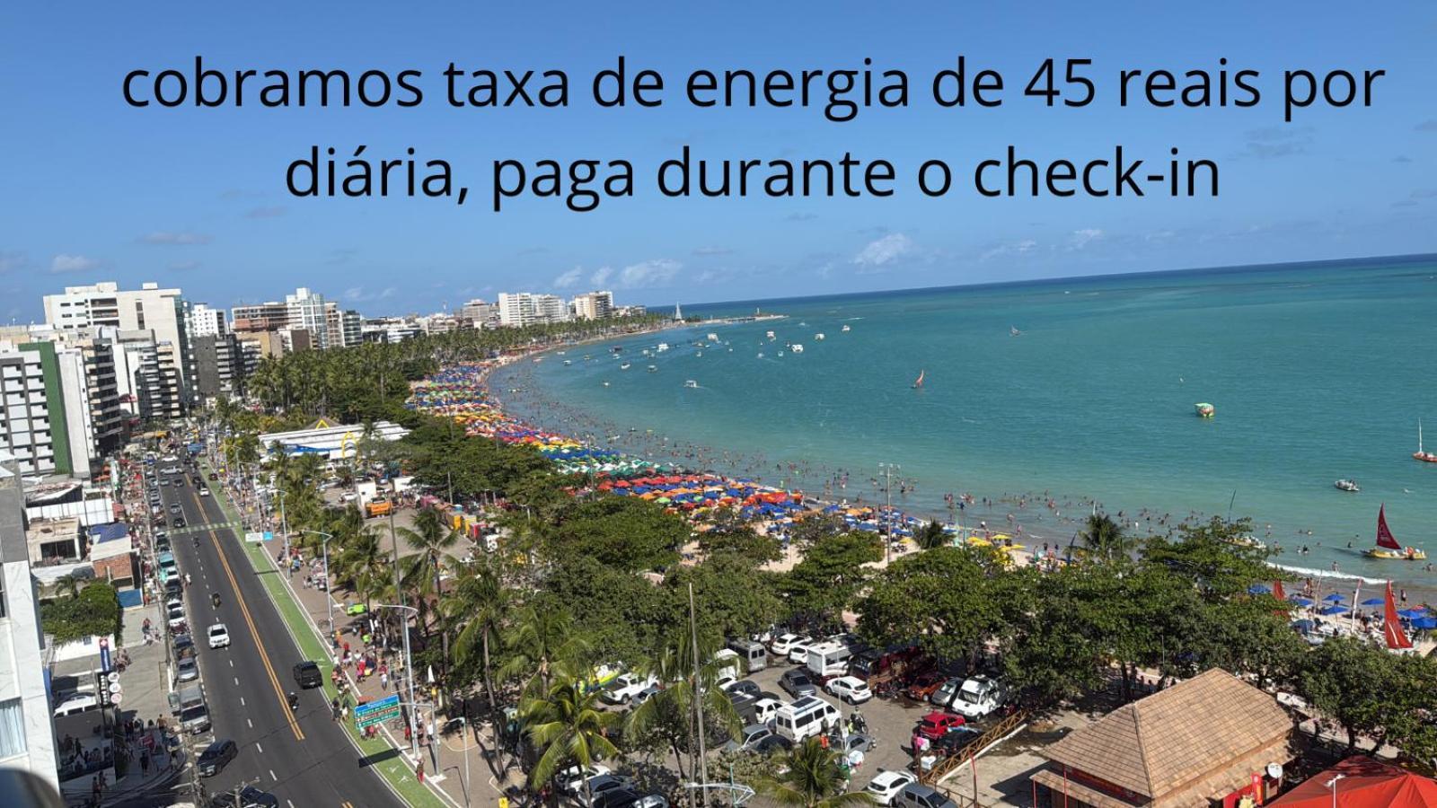 lindo apartamento de frente para o mar Maceió Exterior foto